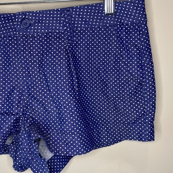 American Rag Blue Cotton Blend Polka Dot Short Size 9 - Picture 3 of 15